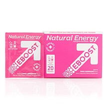 EBOOST Pink Lemonade Natural Energy Booster- 20 Pack