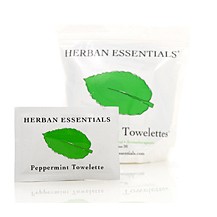 Herban Essentials Peppermint Towelettes
