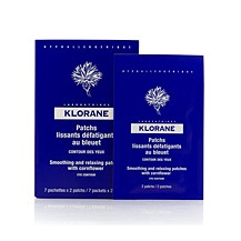 Klorane Smoothing and relaxing patches for tired-eyes with cornflower