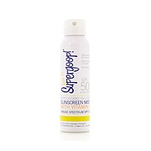 Supergoop! SPF 50 Travel Size Antioxidant-Infused Sunscreen Mist (3.4 fl oz)