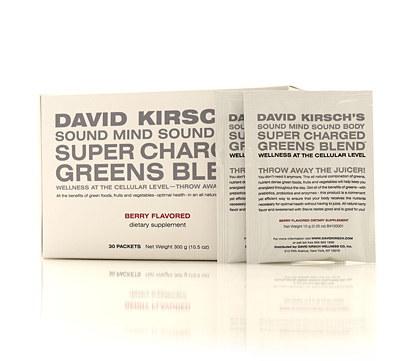 David Kirsch Super Charged Greens- 30 pack