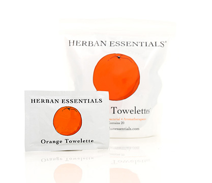 Herban Essentials® Orange Towelettes™
