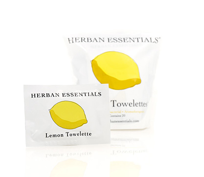 Herban Essentials® Lemon Towelettes™
